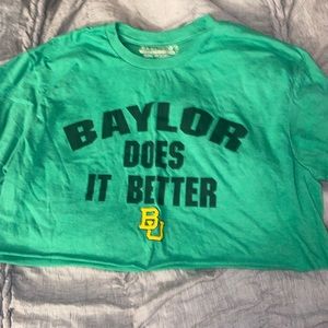 baylor university crop top